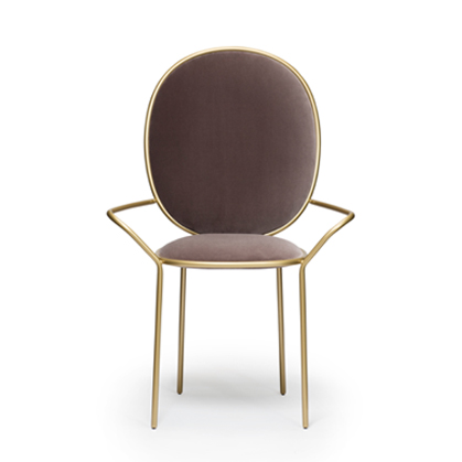 Stay Dining Armchair - Taupe