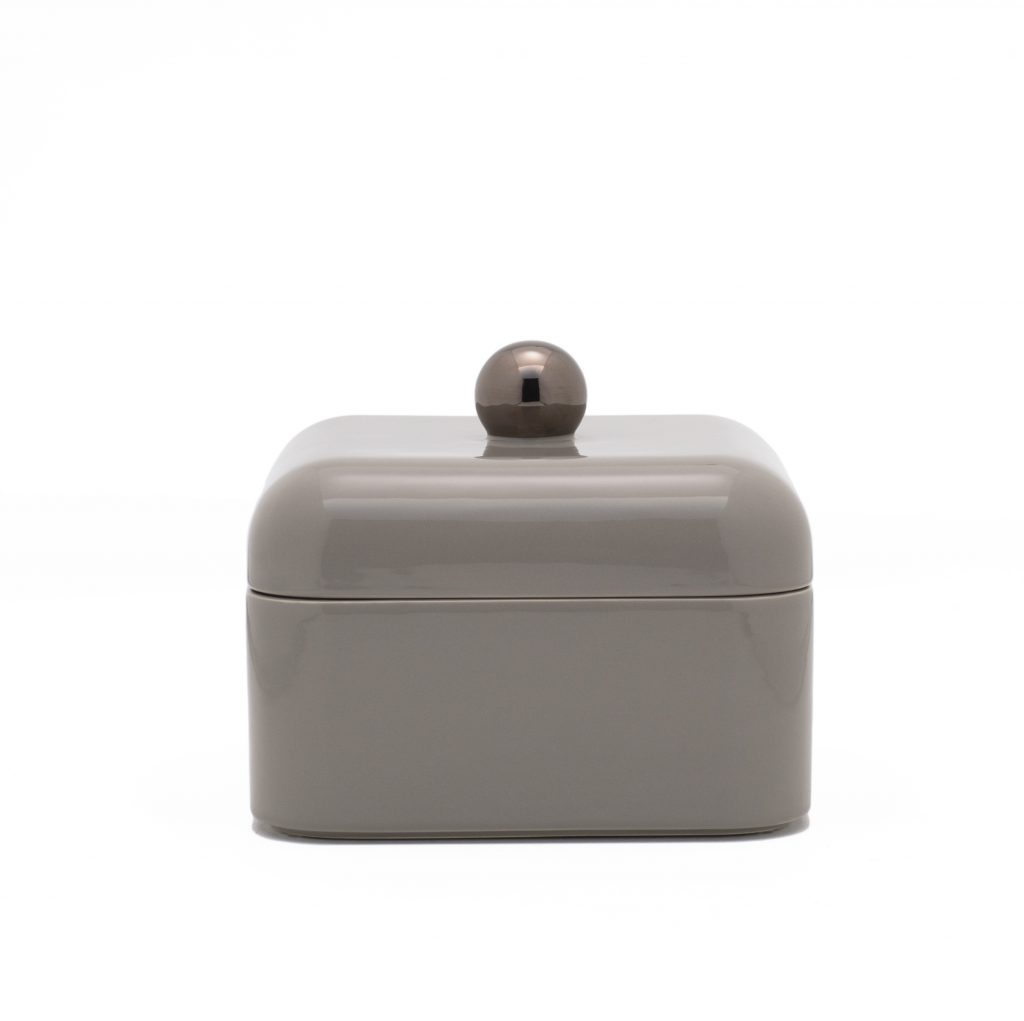 Whisper Box Glossy Warm Grey & Dark Platinum