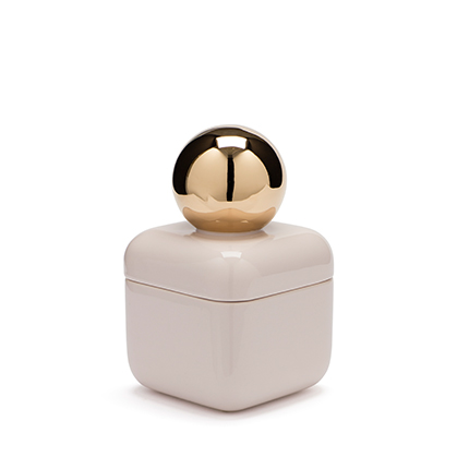 Whisper Box Petite Glossy Tea Pink & Gold